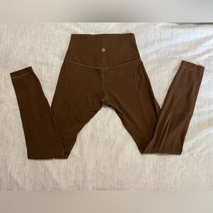 Lululemon Ankle Length Espresso Brown Leggings Size 4